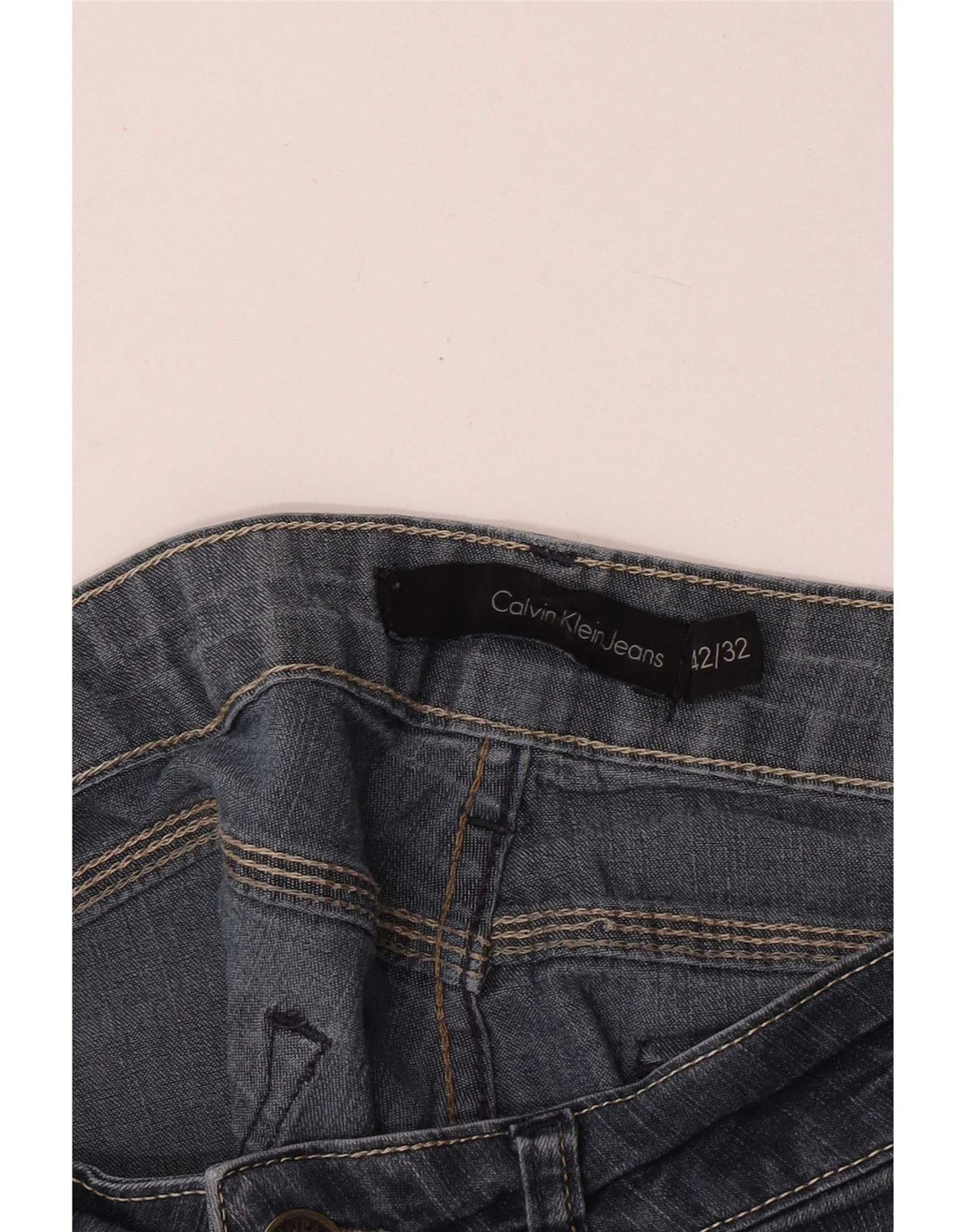 Calvin Klein Mens Slim Jeans W42 L32 Blue