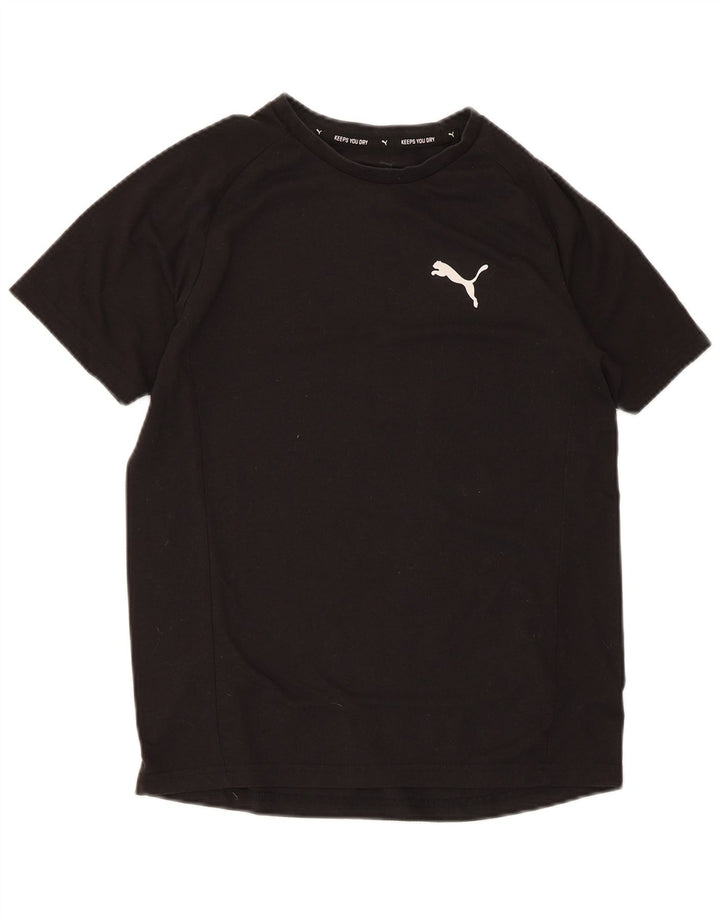 Puma Boys T-Shirt Top 13-14 År Sort Polyester