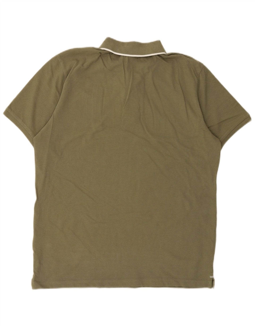North Sails Herren-Poloshirt aus mittlerer Khaki-Baumwolle