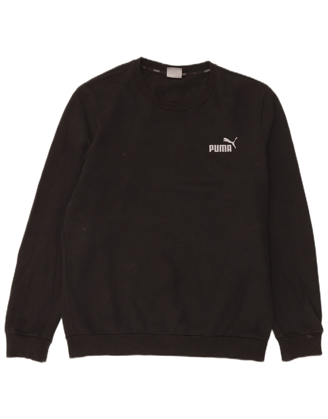 Puma Sweat-shirt pour homme en coton noir Taille S