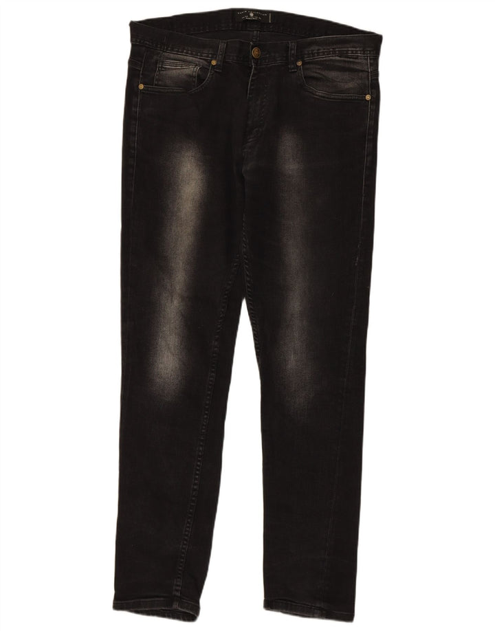 ZARA Mens Slim Jeans EU 44 Large W34 L31 Black