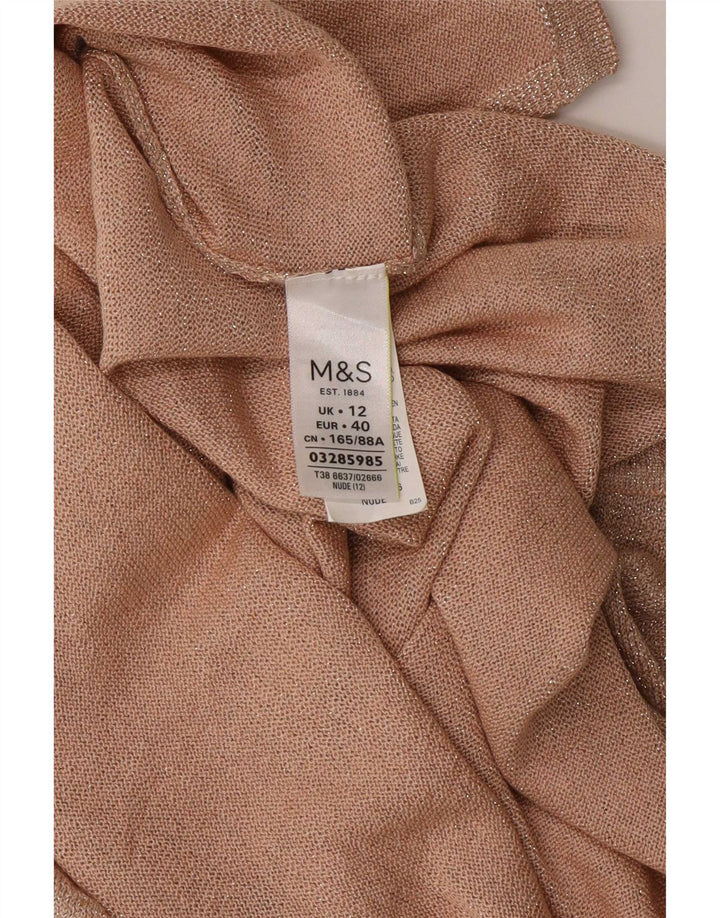Canotta da donna Marks & Spencer UK 12 Viscosa beige medio