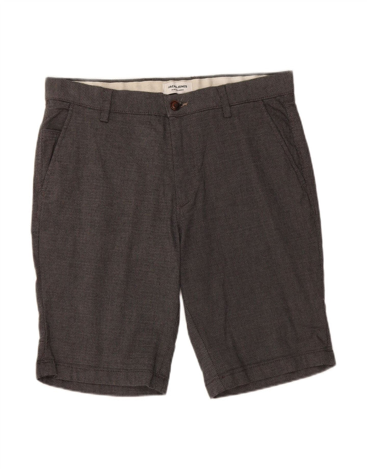 JACK & JONES Mens Chino Shorts Medium W32  Grey Cotton
