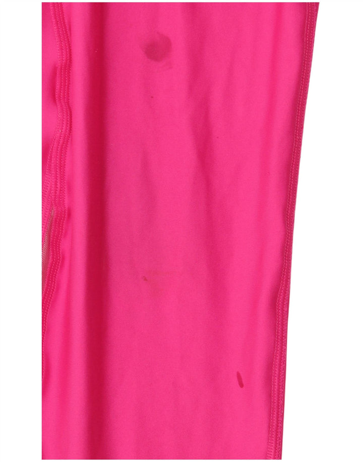 Under Armour Womens Graphic Leggings UK 8 Small  Pink Polyamide