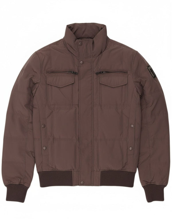 Bomboogie Mens Padded Jacket UK 38 Medium Grey Polyester