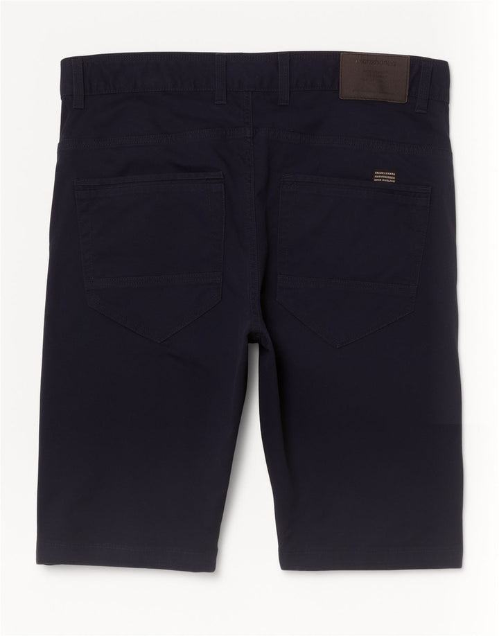 Jack & Jones Mens Chino Shorts Large W34 Navy Blue Polyester