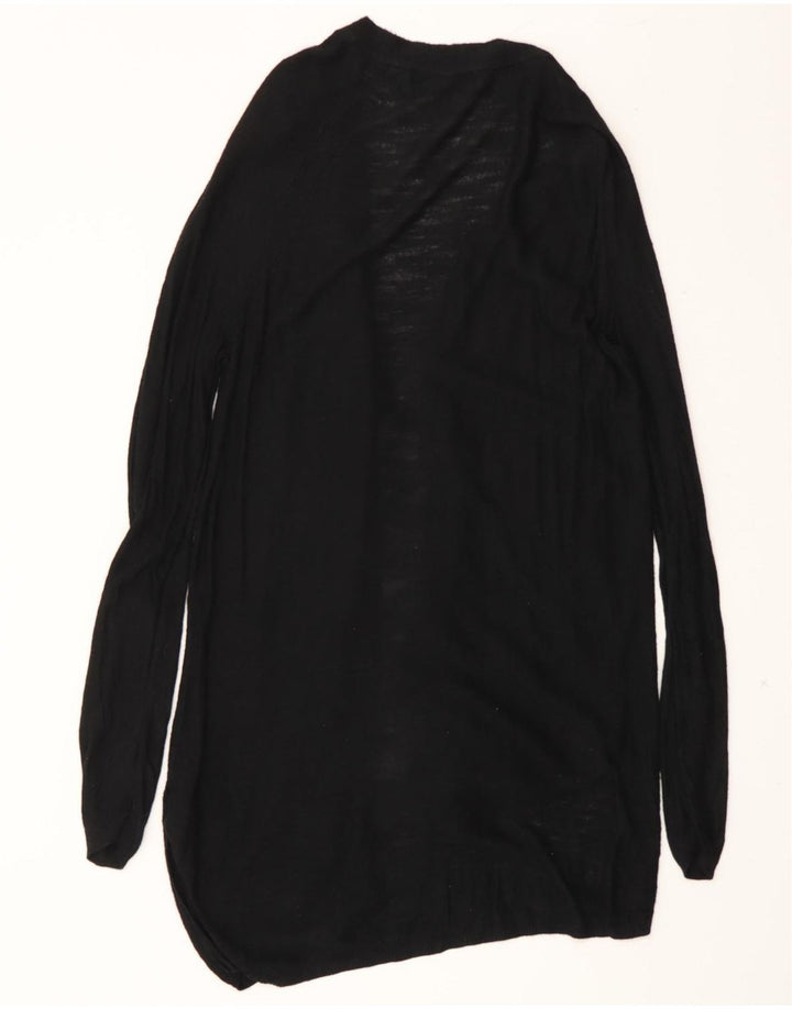 MOSSIMO Womens Longline See Through Cardigan Sweater UK 16 Large Black Vintage Mossimo and Second-Hand Mossimo from Messina Hembry 