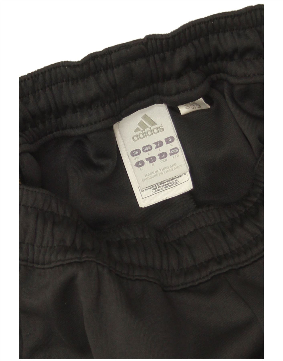Adidas Mens Climalite Tracksuit Trousers Large  Black Polyester