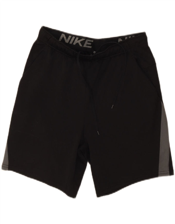 Nike Mens Dri Fit Standard Sport Shorts Medium Black Colourblock Polyester