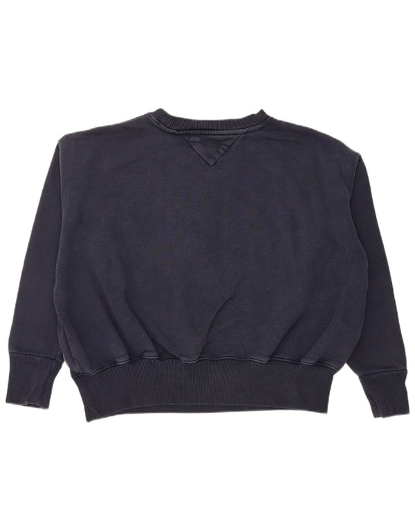 Tommy Hilfiger Damen-Sweatshirt mit Grafik, Gr. 14, mittleres Marineblau