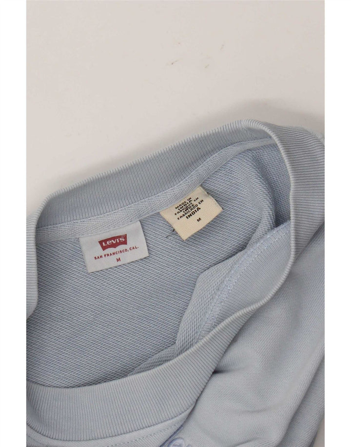 Męski sweter Levi's o luźnym kroju, średni niebieski