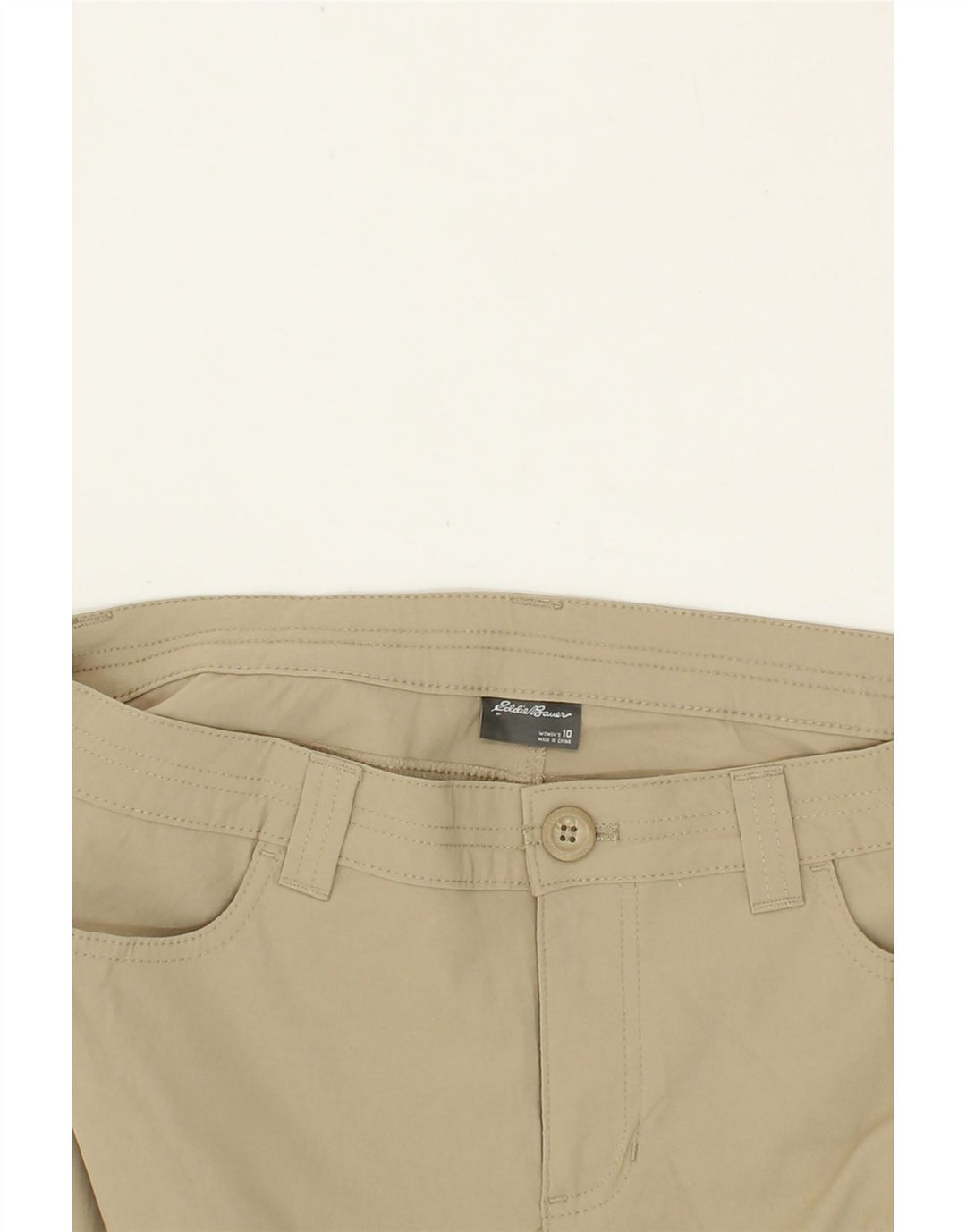 EDDIE BAUER Womens Shorts US 10 Large W34  Beige Nylon Vintage Eddie Bauer and Second-Hand Eddie Bauer from Messina Hembry 