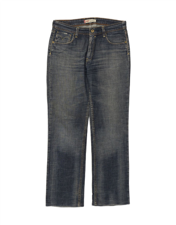 Levi's Womens 627 Straight Jeans W30 L27 Blue