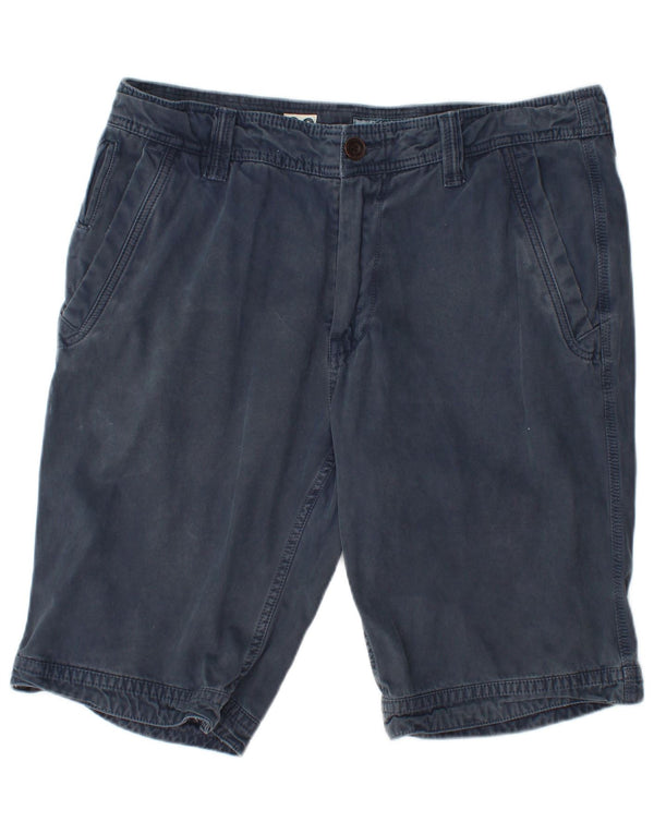 Fat Face Short Chino Homme W36 Large Bleu Marine Coton