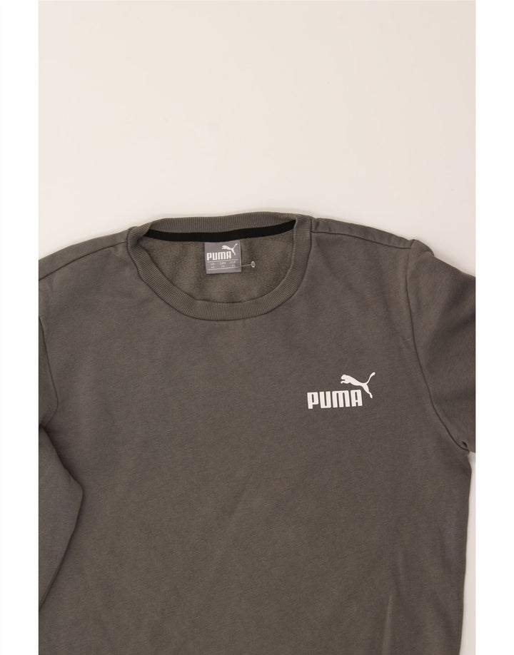 PUMA Mens Sweatshirt Jumper XS Grey Cotton Vintage Puma and Second-Hand Puma from Messina Hembry 