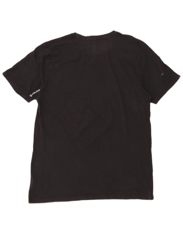Volcom Mens Graphic T-Shirt Top Large Black Cotton