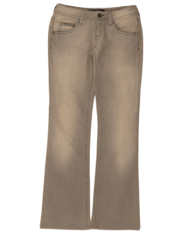 Calça jeans feminina Calvin Klein Bootcut W26 L30 cinza algodão
