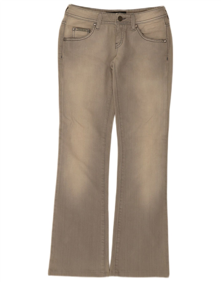 Calvin Klein Damen Bootcut Jeans W26 L30 Graue Baumwolle