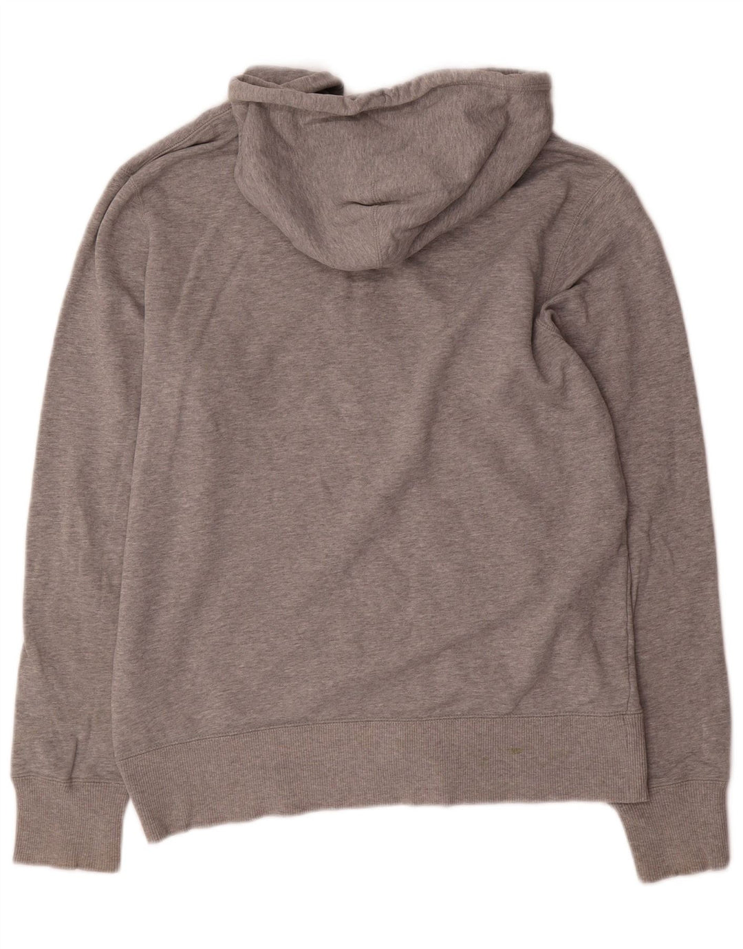 Nike Sweat à capuche zippé coupe classique en coton gris moyen pour homme