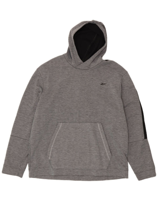 Reebok Herre hættetrøje Jumper XL Grå Colourblock Polyester