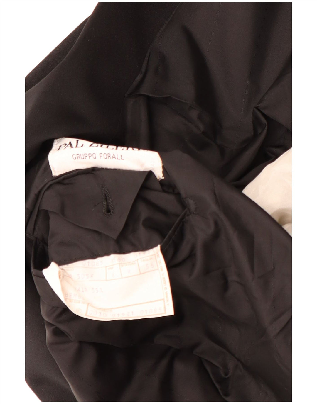 PAL ZILERI Mens Double Breasted Blazer Jacket IT 56 3XL Black Wool