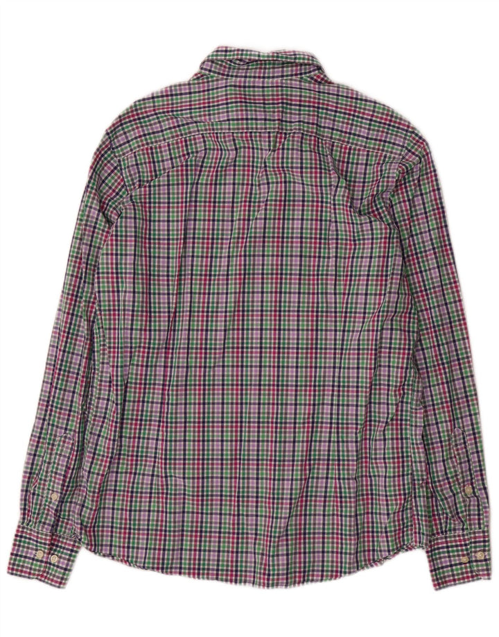 Barbour Mens Tailored Fit Shirt Large Multicoloured Check Cotton