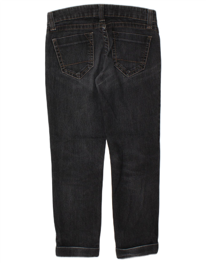 MASSIMO DUTTI Womens Cropped Jeans W29 L25 Black Cotton