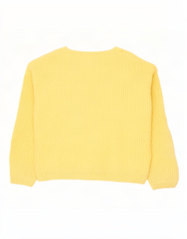Marks & Spencer Γυναικείο πουλόβερ με λαιμόκαυστο UK 14 Medium Yellow