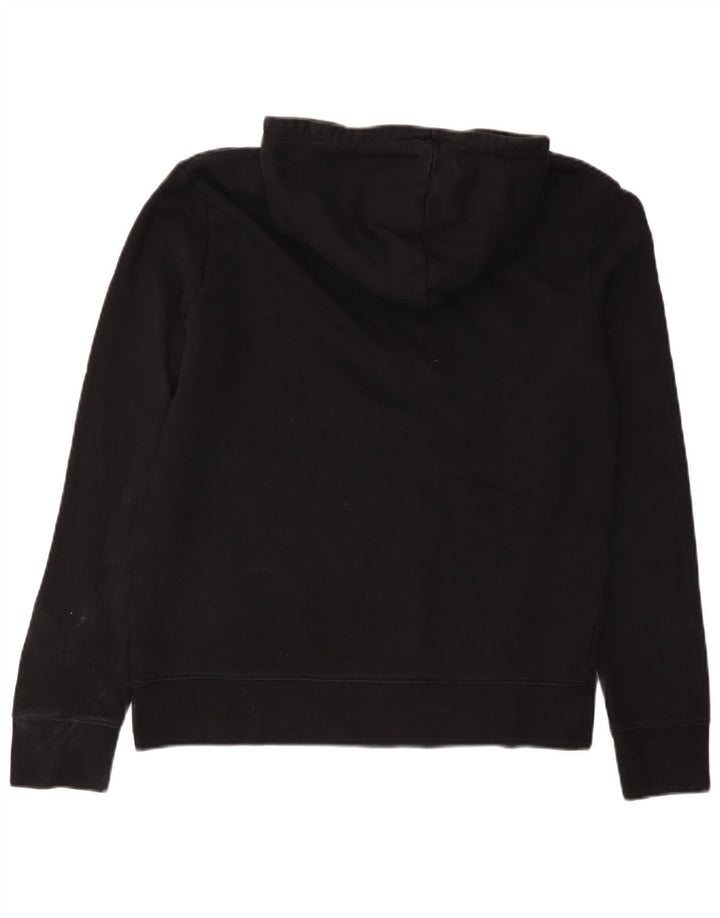 Marks & Spencer Mens Hoodie Jumper Medium Black Cotton