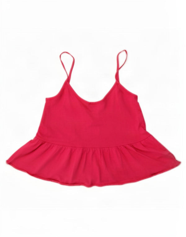 Canottiera da donna Benetton UK 6 XS cotone rosa