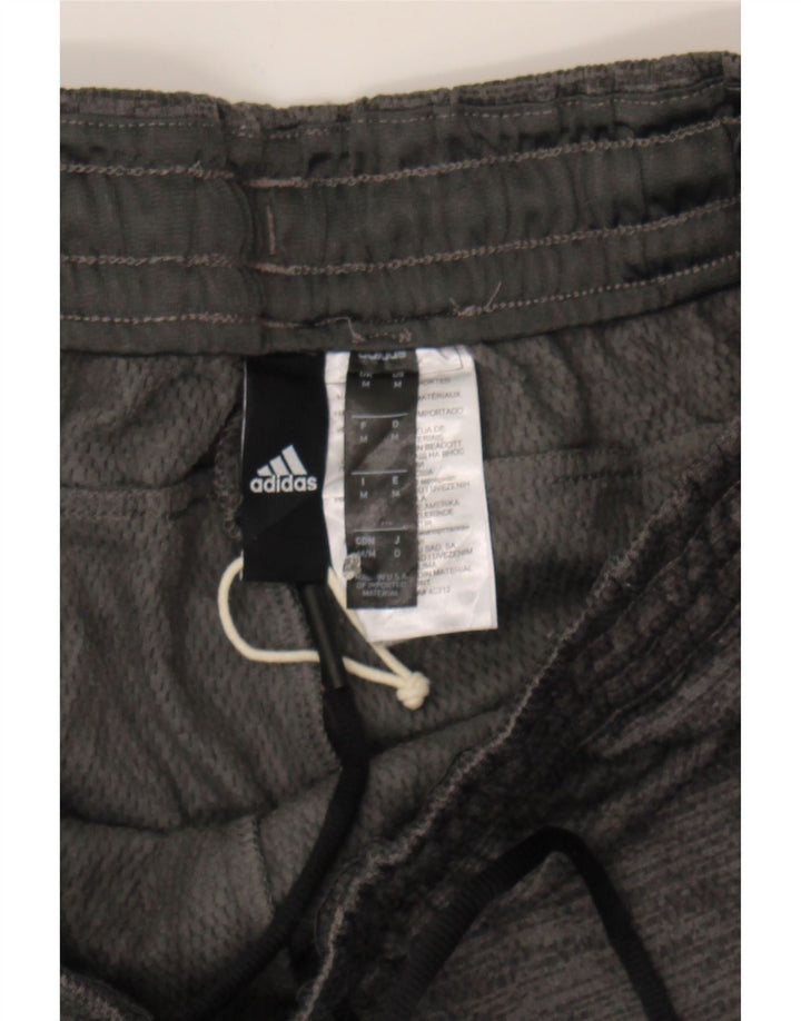 ADIDAS Mens Tracksuit Trousers Medium Grey Flecked Polyester Vintage Adidas and Second-Hand Adidas from Messina Hembry 