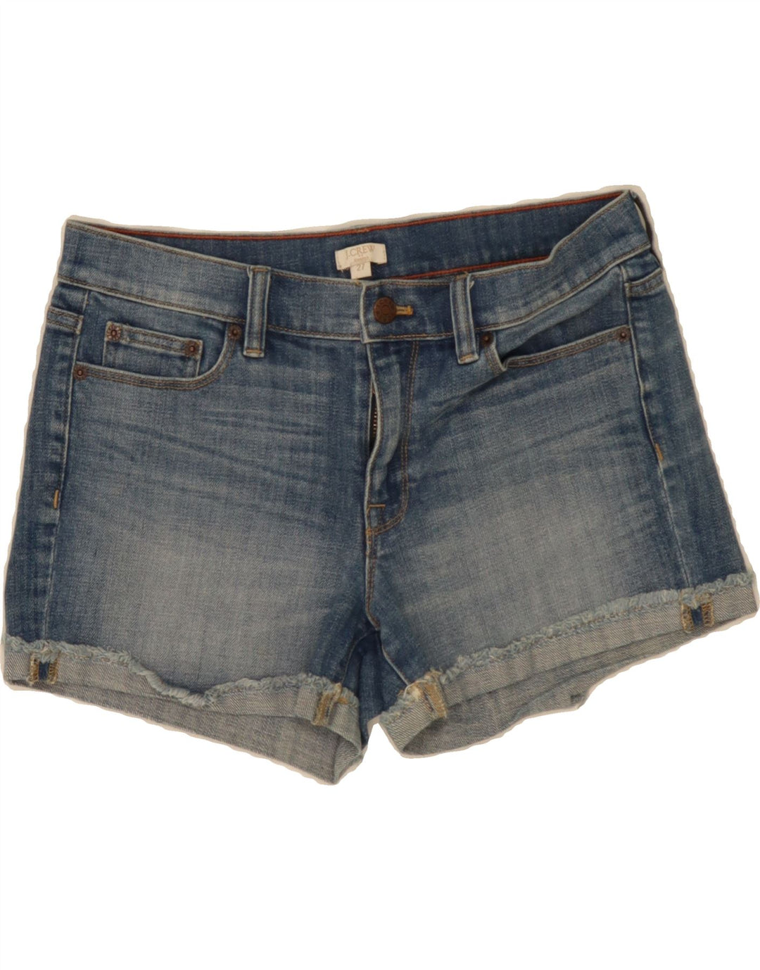 J. CREW Womens Denim Shorts W27 Small Blue Cotton Vintage J. Crew and Second-Hand J. Crew from Messina Hembry 