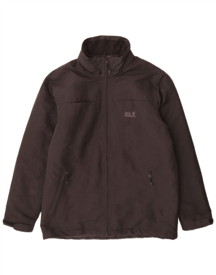 Jack Wolfskin Mens Padded Jacket UK 40/42 Large Black Polyester