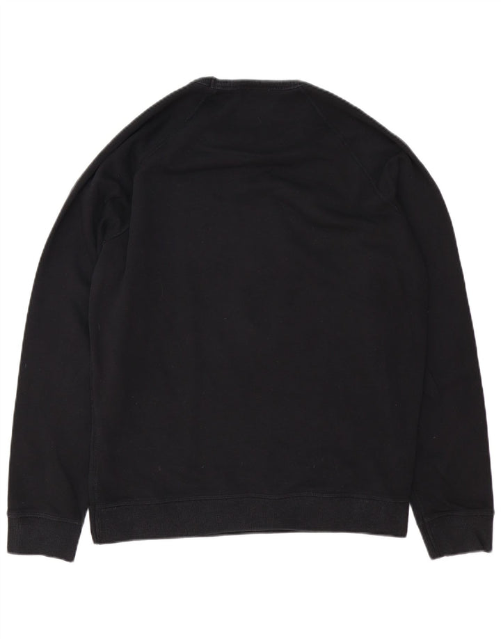 Diesel Herre Grafisk Sweatshirt Jumper Stor Sort Bomuld