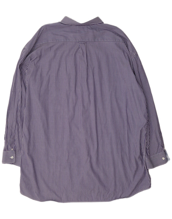Camicia Gant da uomo vestibilità regolare 4XL cotone a righe viola