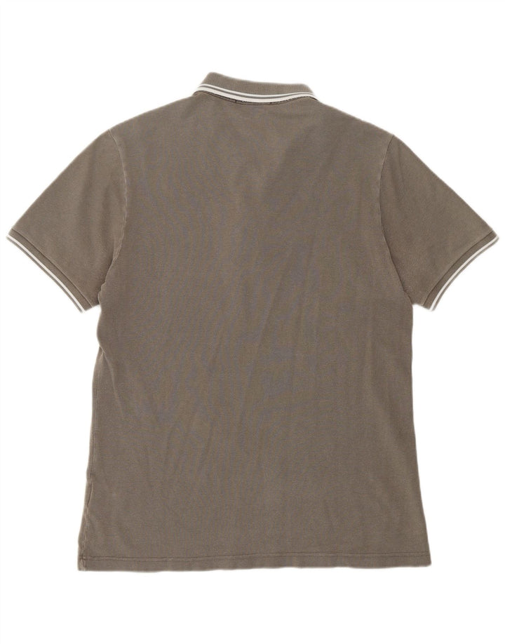Fred Perry Mens Polo Shirt Medium Grey Cotton