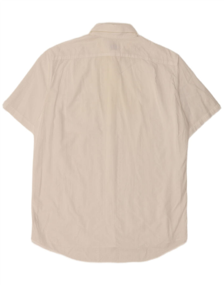 Lacoste Chemise à manches courtes pour homme Taille 41 Grand coton blanc