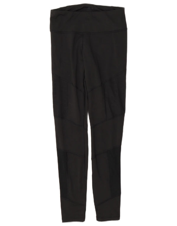 Legginsy damskie Reebok UK 8/10, małe, czarne, poliestrowe