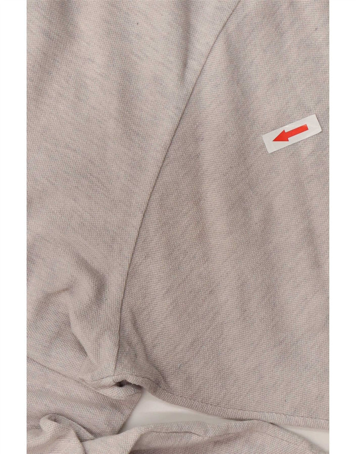 Sergio Tacchini Mens Polo Shirt IT 50 Medium Grey Cotton