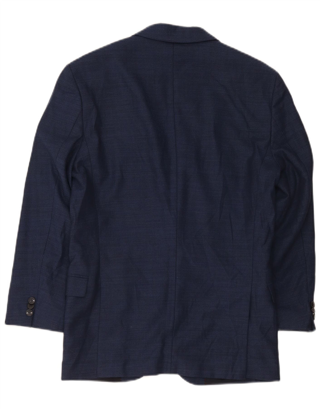 Hugo Boss Chaqueta tipo blazer de 2 botones para hombre EU 46 Small Azul marino Lana virgen