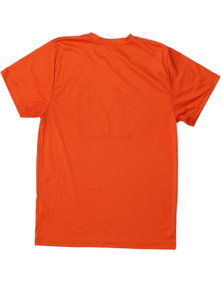 FILA Boys Graphic T-Shirt Top 14-15 Years Large Orange Polyester Vintage Fila and Second-Hand Fila from Messina Hembry 
