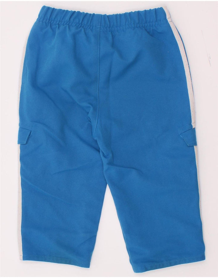 Adidas Baby Boys Cargo Tracksuit Trousers 6-9 Months Blue Polyester