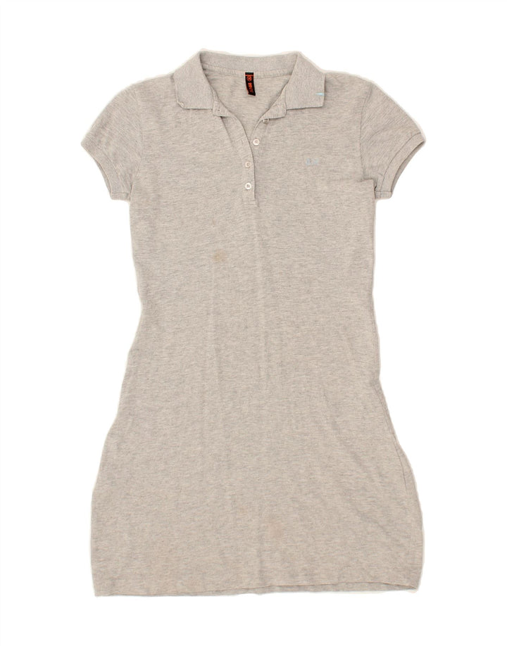 SUN68 Womens Polo Dress UK 14 Medium  Grey Cotton Vintage Sun68 and Second-Hand Sun68 from Messina Hembry 