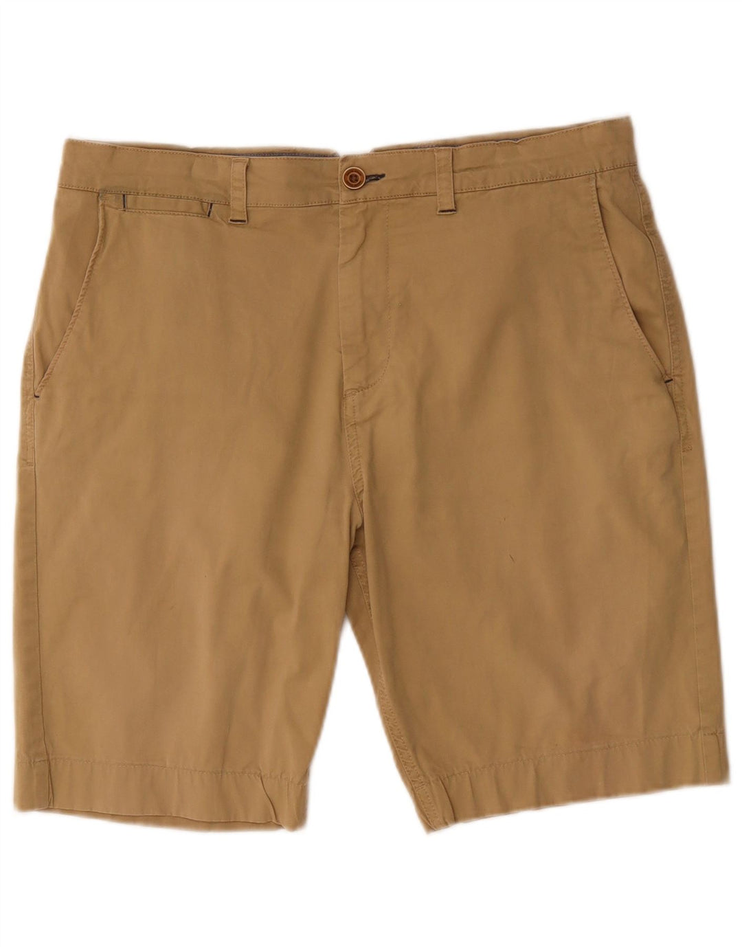 White Stuff Herre Chino Shorts W34 Stor Beige Bomuld