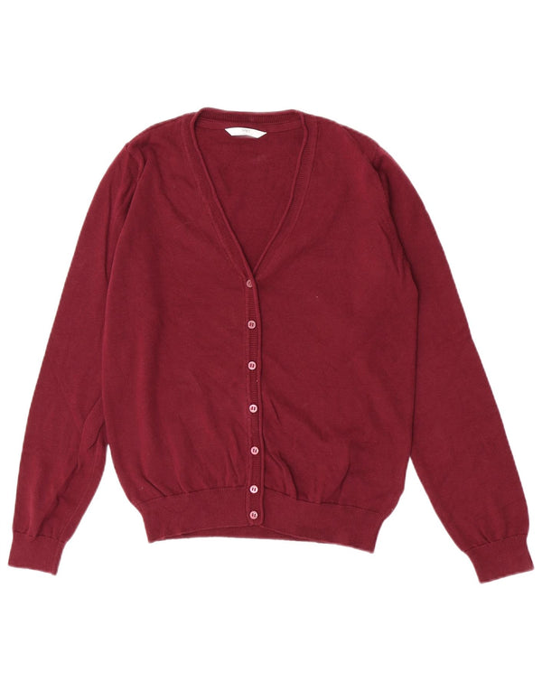 Maglione cardigan per ragazze Marks & Spencer 13-14 anni in cotone marrone