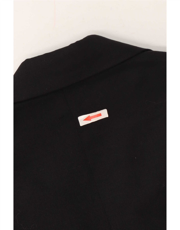 Blazer pentru bărbați Zara, cu 2 nasturi, UK 40 Lână mare neagră