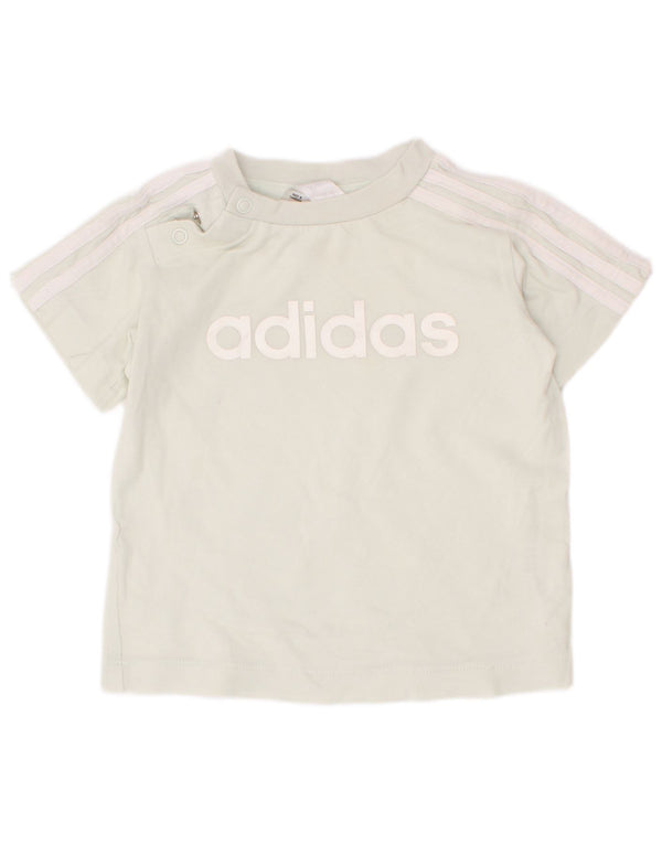 Adidas Baby Jungen Grafik T-Shirt Top 6-9 Monate Grün