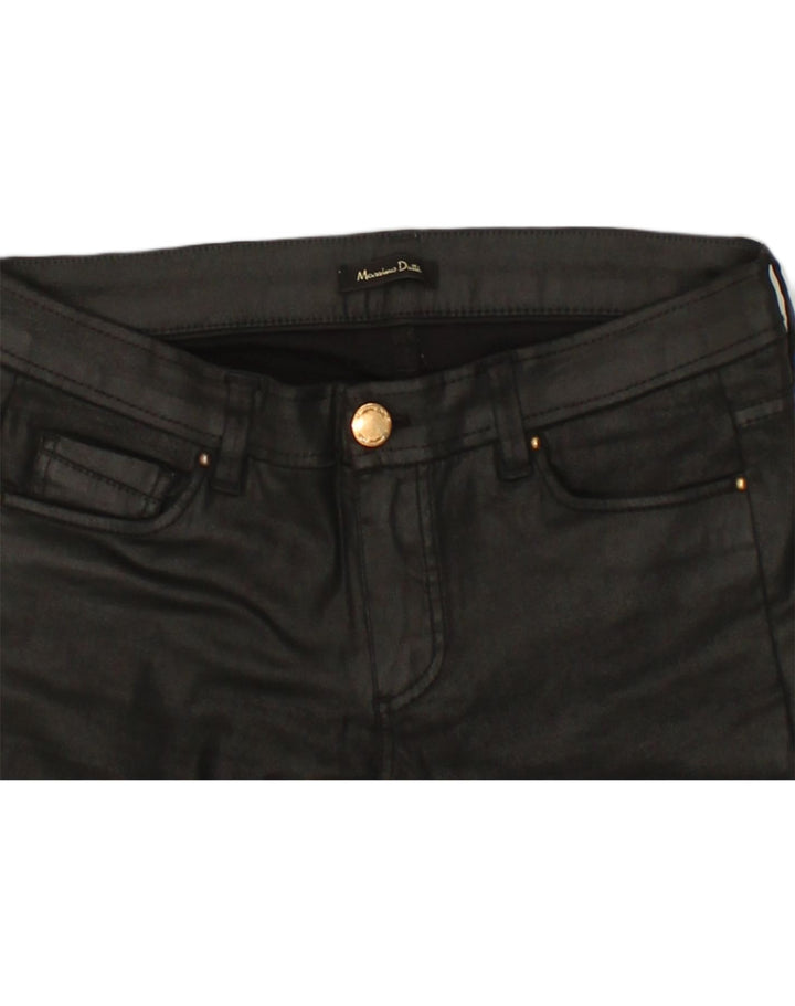 MASSIMO DUTTI Womens Skinny Casual Trousers W28 L30 Black | Vintage Massimo Dutti | Thrift | Second-Hand Massimo Dutti | Used Clothing | Messina Hembry 