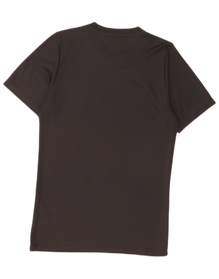 NIKE Mens T-Shirt Top Small Black Polyester