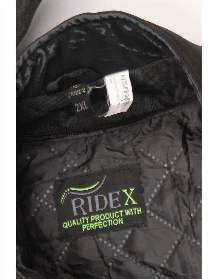 Ridex Herren Racer Jacke UK 44 2XL Schwarz